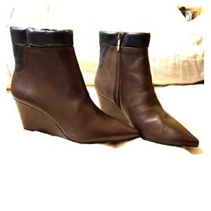 H by Halston wedge boots